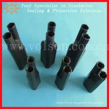 Black adhesive lined anti tracking cable breakouts